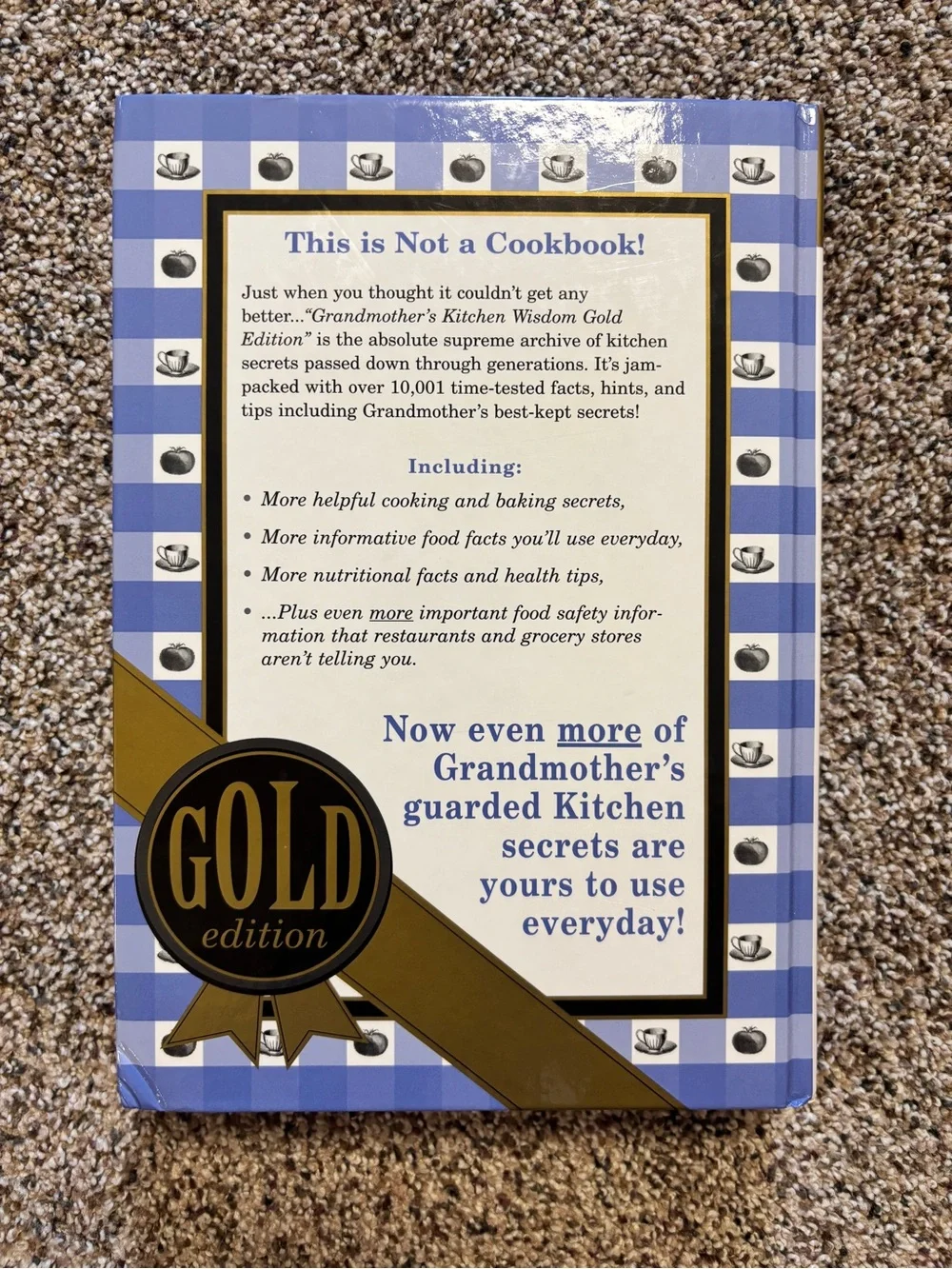 Grandmother’s Kitchen Wisdom, Gold Edition by Dr. Myles H. Bader Hardcover